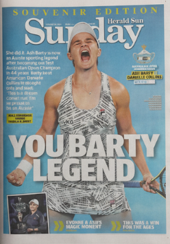 SUNDAY HERALD SUN newspaper detail image